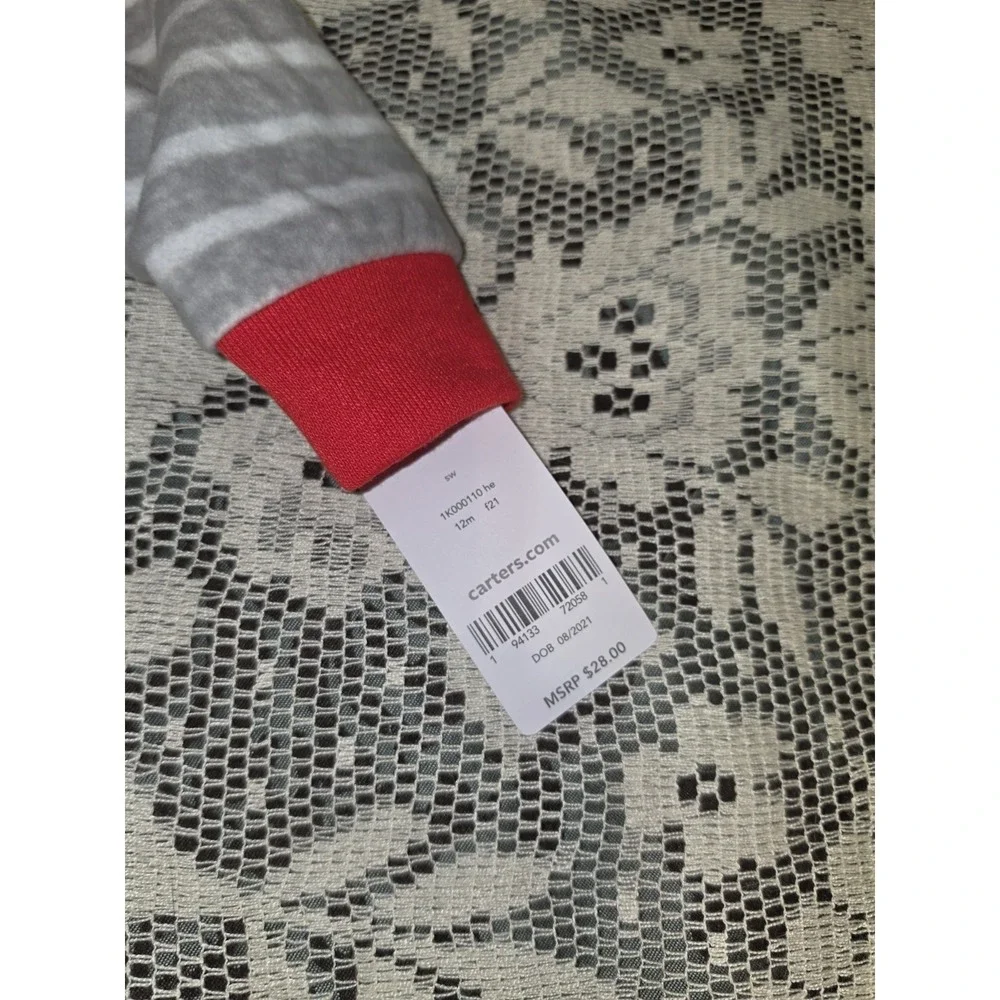 Carter's 12M Baby 1-Piece Mickey Mouse Fleece Footie Pajamas